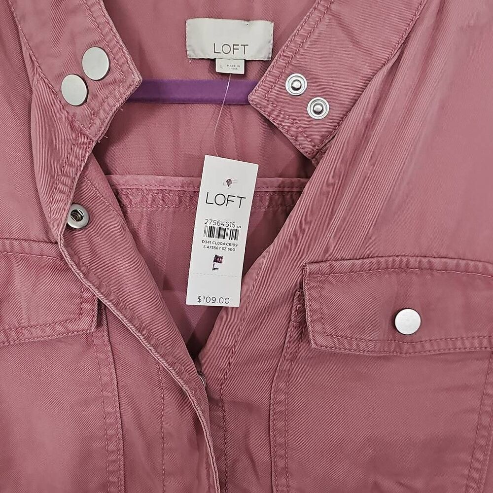 LOFT Utility Jacket, NWT - Picture 3 of 6